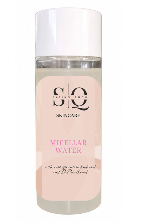 SatinQuench Micellar Water Rose Geranium Hydrosol | D-Panthenol (Pro-Vitamin B5)