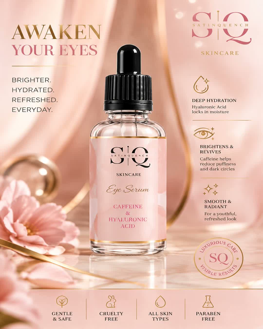 SatinQuench Duo Eye Serum & Micellar Water